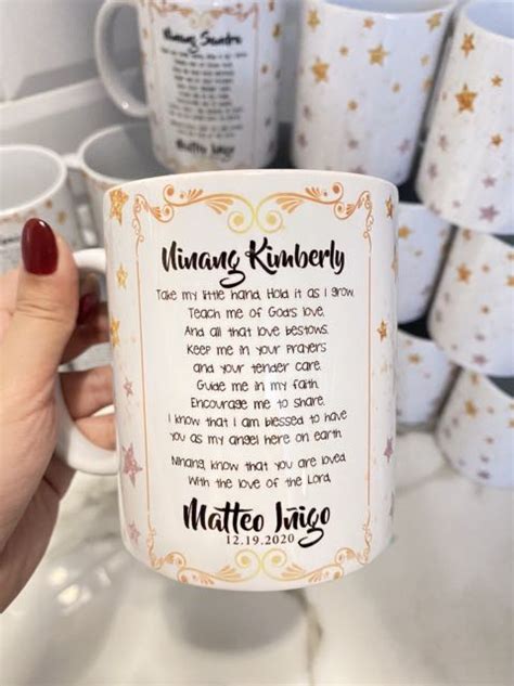 Personalized Mugs For Christeningbaptism Looking For On Carousell