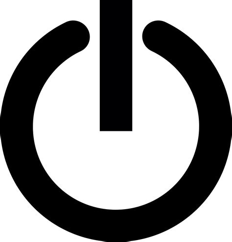 Download Shutdown Button Clipart Svg Power Icon Ico