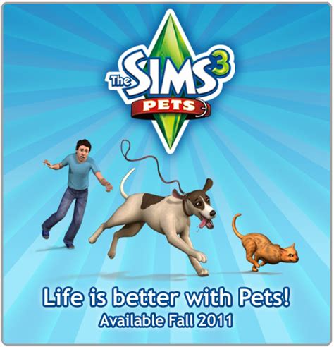 Simlicious 3 The Sims 3 Pets Available Fall 2011