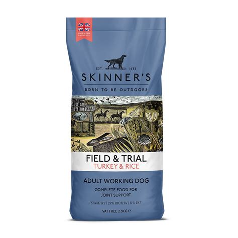 Skinners Field And Trial Turkey And Rice Adult Working Dog Food 25kg Feedem