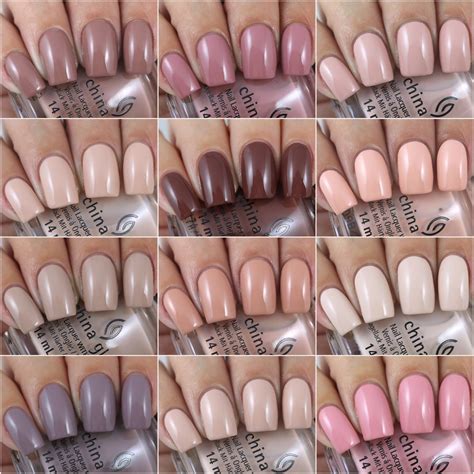 Olivia Jade Nails China Glaze Shades Of Nude Collection Swatches