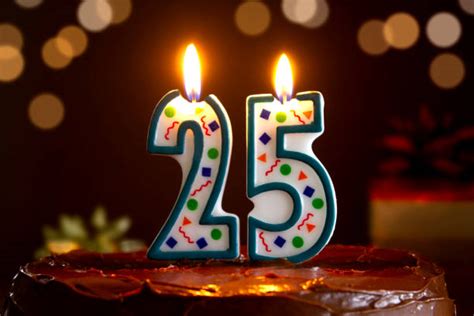25th Birthday Cake Stock Photos Pictures And Royalty Free Images Istock