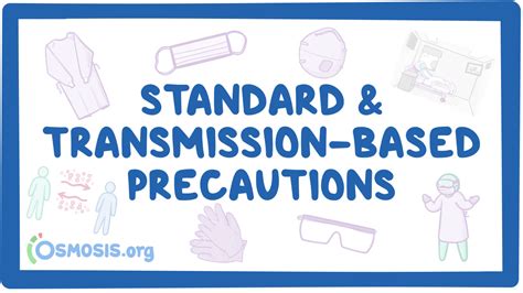 Standard And Transmission Based Precautions Osmosis Video Library