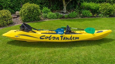 Kayak Cobra Tandem Sit On Top With 3 Hatches Seats And Paddles In