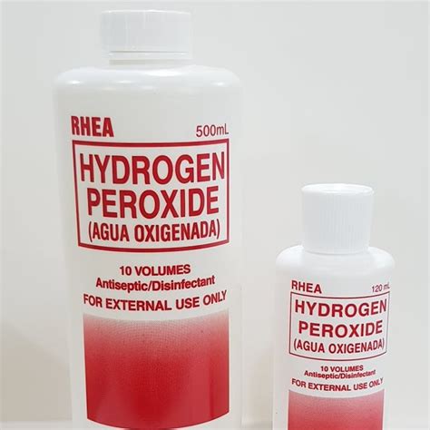Hydrogen Peroxide 10vol Antiseptic Disinfectant Solution 500ml 120ml Shopee Philippines