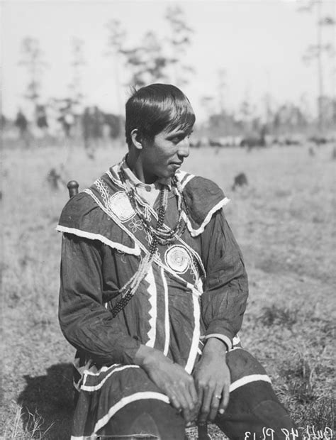 Ahojeobe Or Emil John Choctaw In Partial Native Dress 1909