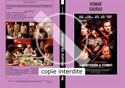 La Cellule De Fermat Tv Dvd Jaquettes