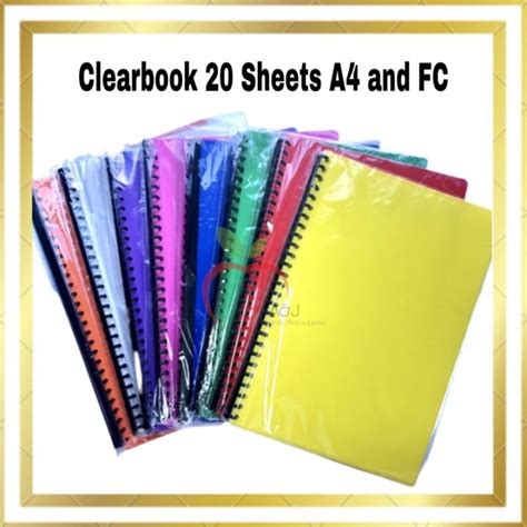Clearbook Long And A4 Size 20sheetspc Lazada Ph