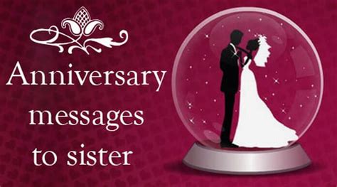 Anniversary Messages To Sister