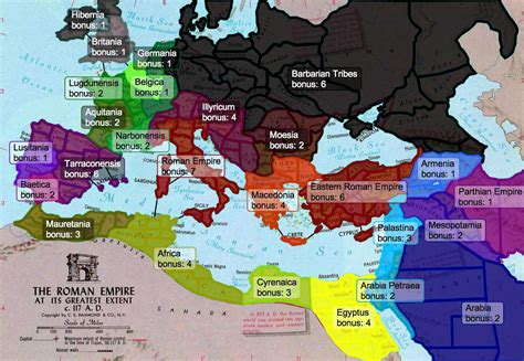 Extent Of The Roman Republic And The Roman Empire Between 218 Map