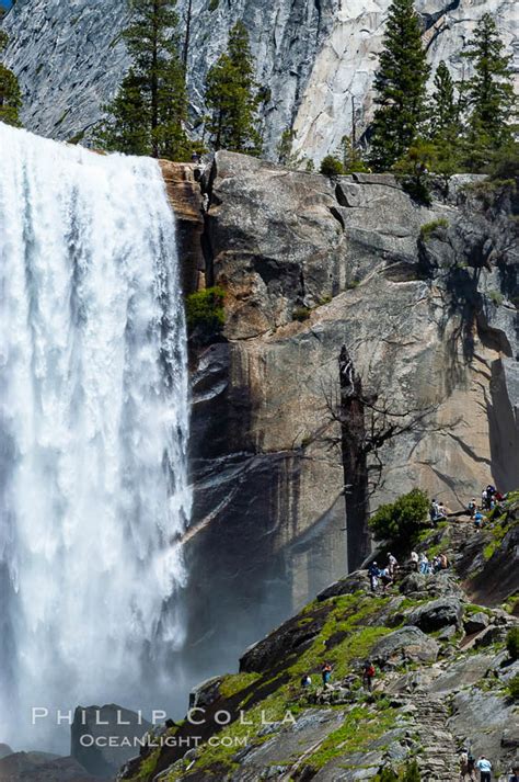 Vernal Falls And Mist Trail Yosemite Np Yosemite National Park