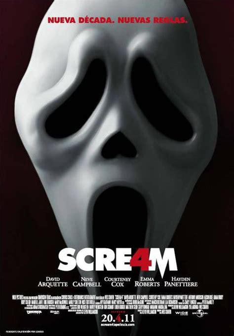 Tráiler Y Póster En Castellano De Scream 4 No Es Cine Todo Lo Que