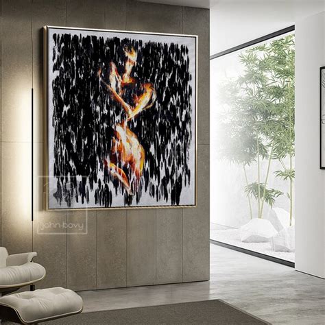 Abstract Nude Canvas Art Etsy