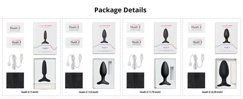 LOVENSE Hush 2 Butt Plug 2 25 Inch Silicone Anal Vibrating Ball For