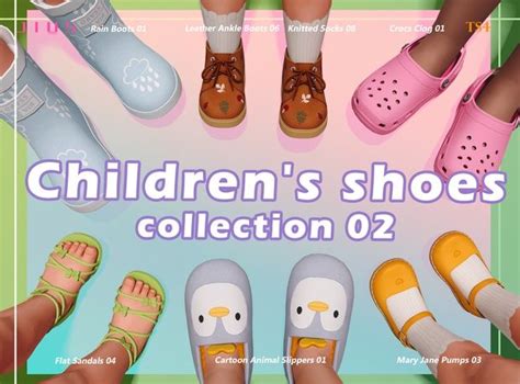 Overview Childrens Shoes Collection 02 Jius Sims On Patreon