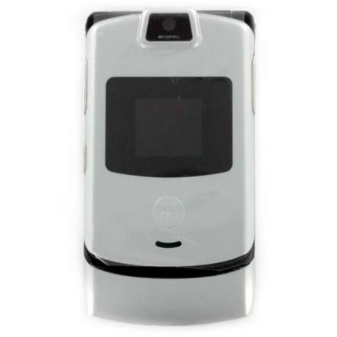 Unlocked Motorola Razr V3 Razor Cell Phone Silver For Sale Online Ebay