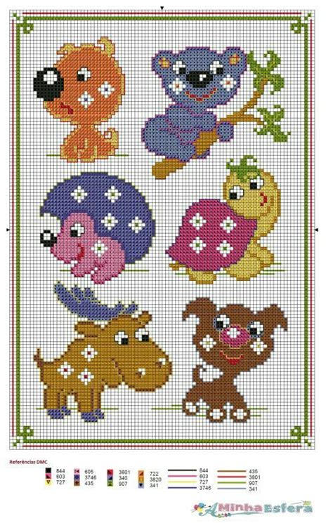 Animalitos Cross Stitch Owl Cross Stitch For Kids Animal Cross Stitch