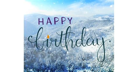 Winter Happy Birthday Wishes Images Still Wishing Through Text🤔n