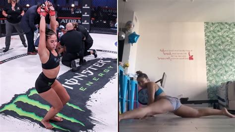 Hard Twerk Pays Off Bellator Knockout Valerie Loureda Celebrates New Fight Contract By Twerking