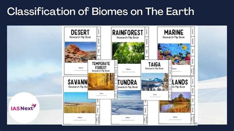 Classification Of Biomes On The Earth