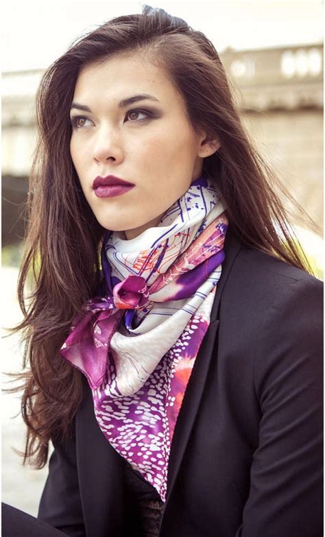 pin by manuela begler on my style scarf wearing styles ways to wear a scarf silk scarf style