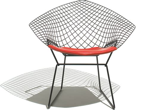 Harry bertoia's line of chairs is still in production and is astonishingly modern. Bertoia Small Diamond Chair With Seat Cushion - hivemodern.com