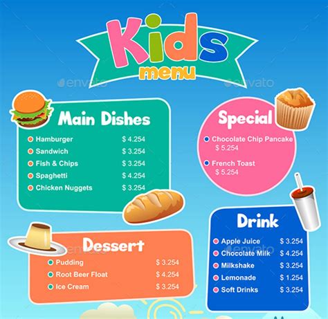 Remember blowing bubbles as a kid and how mystical that was? 16+ Examples of Kids Menu in PSD | AI | EPS Vector | Examples