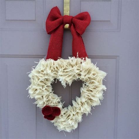 Shabby Chic Heart Valentine Wreath By Sarandipityshoppe On Etsy 5000