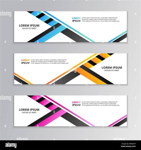 Business Banner Template Layout Background Design Corporate Geometric