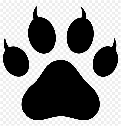 Black Panther Paw Logo