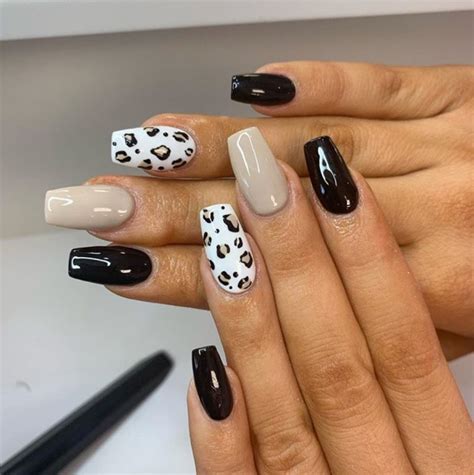 20 Cute Leopard Print Nails For Fall The Glossychic