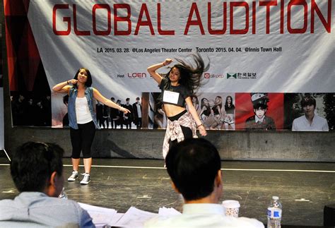 k pop hopefuls come out for la auditions the korea times