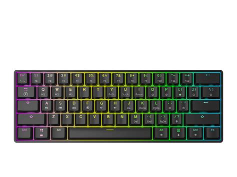 Hk Gaming Gk61 Mechanical Gaming Keyboard 60 Percent 61 Rgb Rainbow