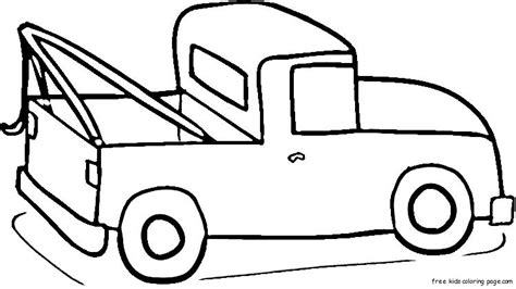 Car coloring pages are much more useful as creative activity used for young boys. Ford pick up truck coloring page for kidsFree Printable ...