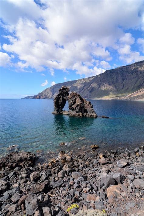 Roque De Bonanza Beach In El Hierro Stock Photo Image Of Beach Spain