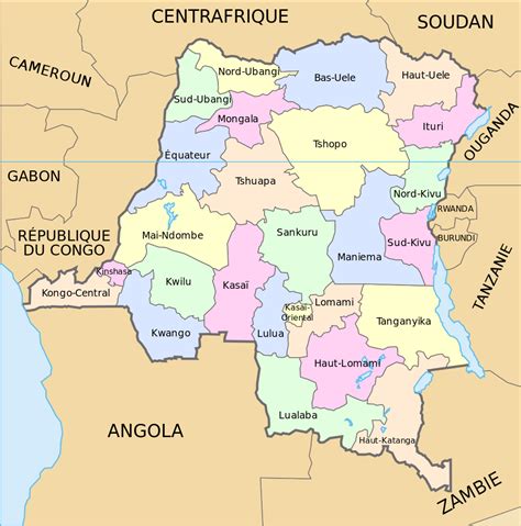 List of democratic republic of the congo newspapers, news sites, and magazines featuring on politics, sports, entertainments, jobs, education, lifestyles, travel, and business. Bestand:Prov-Congo-Kinshasa - 2006.fr.svg - Wikipedia