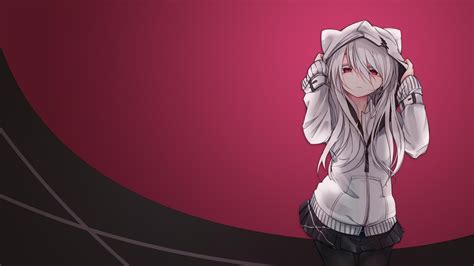 26 Hoodie Cute Anime Girl Wallpapers Wallpaperboat