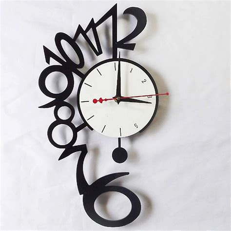 Wall Clocks Clock Office Wall Decoration Living Room Silent Personality