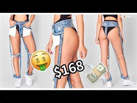 Most Weird Trend Ever Extreme Cut Out Jeans Everybody Should Have In Closet This Season Youtube