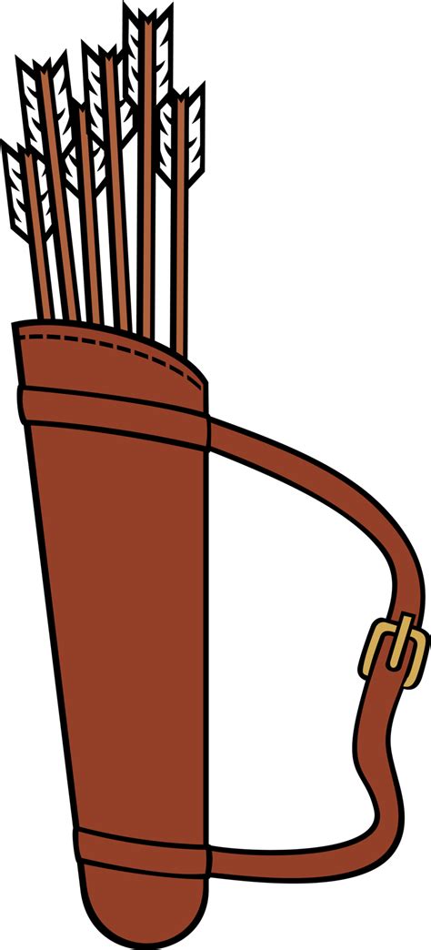 Leather Quiver And Arrows 12638342 Png