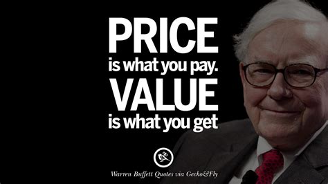 It saves time during house hunting to immediately eliminate homes out of your price range. 12 Best Warren Buffett Quotes on Investment, Life and ...