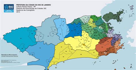 Mapa Dos Bairros Da Zona Sul Do Rio De Janeiro