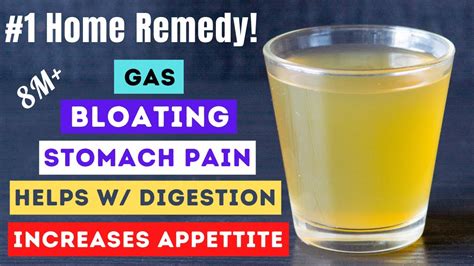 Natural Home Remedy For Belly Bloating Gas And Stomach Pain Reduces