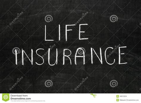 Life Insurance Stock Photo Image 48913324