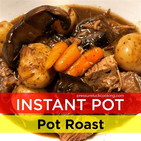 Using rather poor quality meat (by the general standard that which we judge meats), the chili is an instant pot staple, as are most dishes where intense flavors are usually held back by long cook times. Best Ever Instant Pot Roast - Pressure Luck Cooking ...