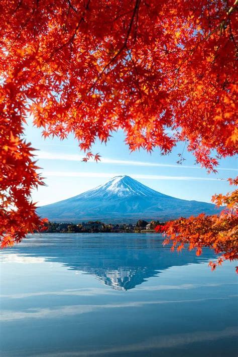 Mt Fuji In Autumn Japan Japan Landscape Beautiful Landscapes