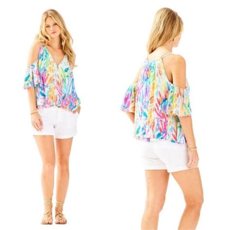 Lilly Pulitzer Tops Lilly Pulitzer Bellamie Top Multi Sparkling