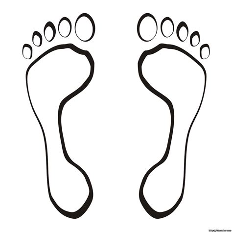 Vector For Free Use Foot Steps