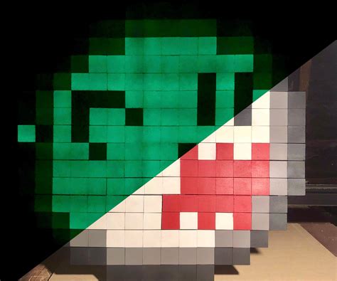 8-Bit Glow in the Dark Pixel Art : 8 Steps (with Pictures) - Instructables
