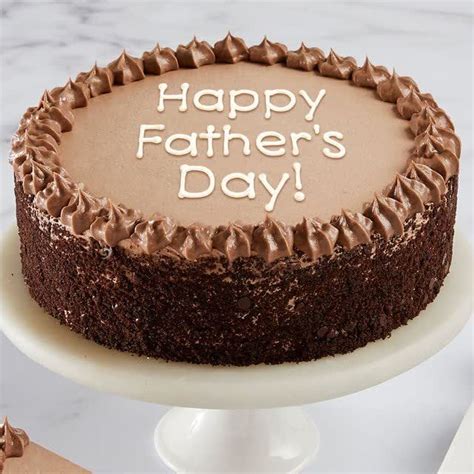 Happy Fathers Day Double Chocolate Cake Birthday Cake Decorating No